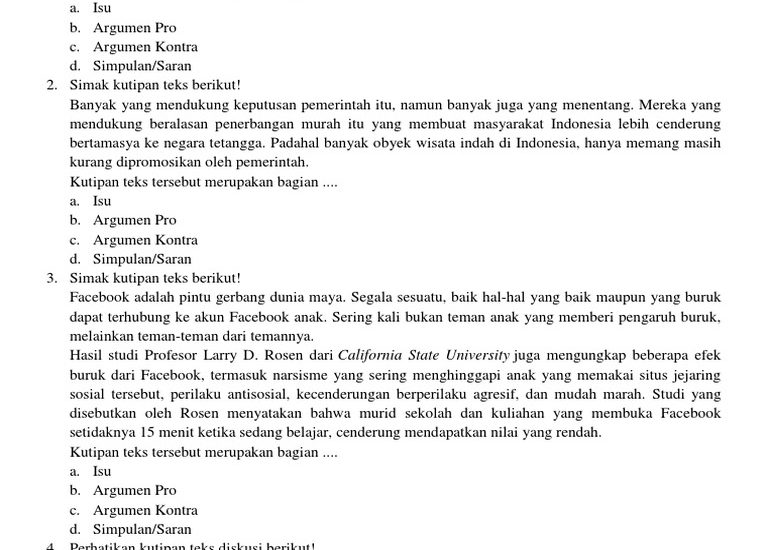 5 Rahasia Nilai Sempurna dengan Bank Soal Bahasa Indonesia SMP Kelas 9 Semester 1 Terbaru