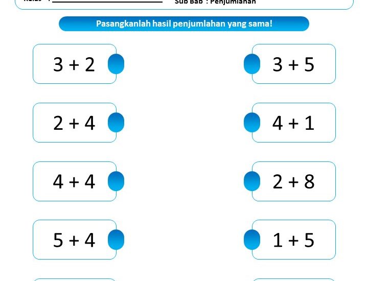 7 Rahasia Efektif Melatih Anak Mengerjakan Soal Kelas 1 Matematika Agar Cepat Pintar