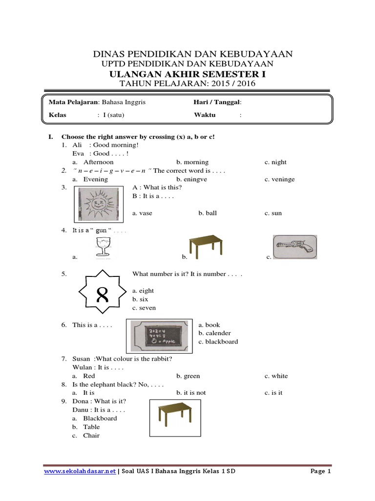 Soal Ujian Bahasa Indonesia Kelas 10 Semester 1 - Piffle me Soal Ujian Bahasa Indonesia Kelas 10 Semester 1 - Piffle me