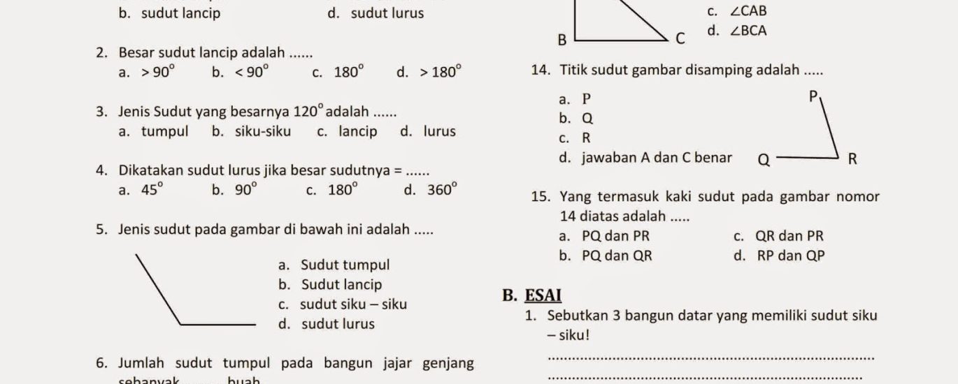 soal semester 1 kelas 4 tema 3