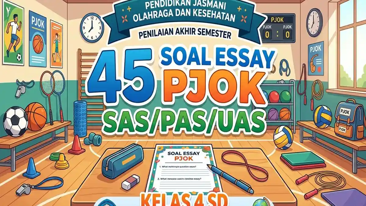 Soal Ulangan PJOK Kelas 4 SD Kurikulum Merdeka 2026 dan Kunci Jawaban Soal Ulangan PJOK Kelas 4 SD Kurikulum Merdeka 2026 dan Kunci Jawaban