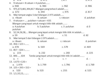 5 Alasan Kumpulan Soal Kelas 3 SD Semester Genap 2026 Ini Wajib Dipelajari