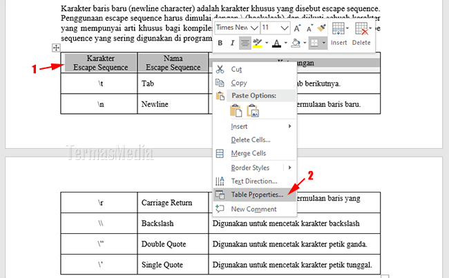 5 Cara Ampuh Membuat Kepala Tabel Muncul di Setiap Halaman Word 2026