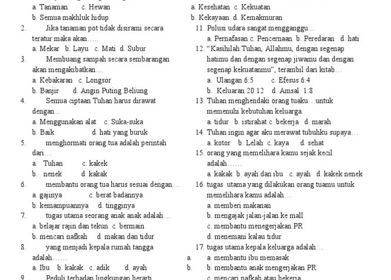 5 Fakta Mengejutkan Soal Ulangan Agama Kelas 3 Semester 2 yang Wajib Orang Tua Tahu Sebelum Terlambat