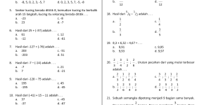 Latihan Soal Matematika Kelas 4 Dalchaebi