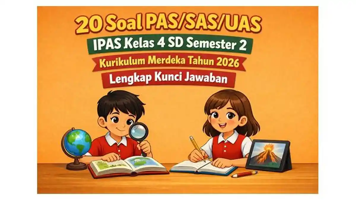 20 Latihan Soal PAS SAS UAS IPAS Kelas 4 SD Kurikulum Merdeka Terbaru