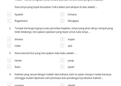 7 Soal UTS Kelas 6 Tema 6 Subtema 3 yang Sering Muncul di 2026, Wajib Hafal