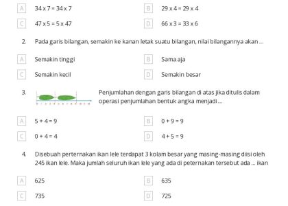 Akhirnya Ditemukan Rahasia Soal Matematika Kelas 3 Garis Bilangan 2026