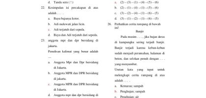 Soal Bahasa Sunda Kelas 4 Semester 1 Dan Kunci Jawaban