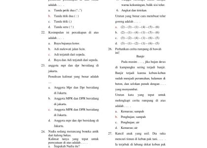 Akhirnya Terungkap 5 Soal Bahasa Sunda Kelas 4 Semester 1 dan Kunci Jawaban di 2026