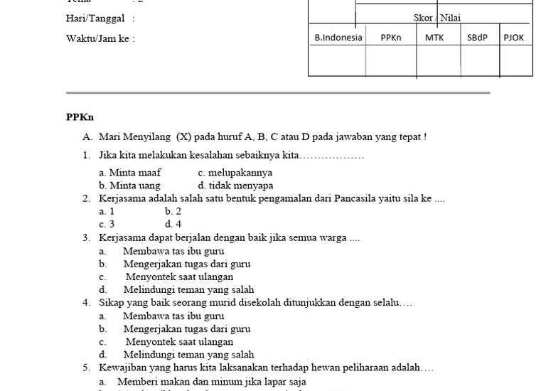 Wajib Tahu 5 Rahasia Soal Tema 2 Kelas 3 di 2026