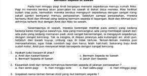Membedah Soal Bahasa Indonesia Kelas 3 SD Kurikulum 2013 Kunci Sukses
