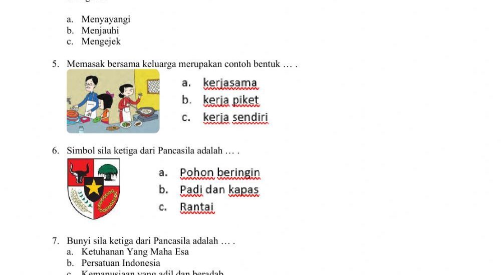 5 Contoh Soal PKN Kelas 3 Semester 1 Tentang Pancasila yang Wajib Dipahami Sebelum UTS