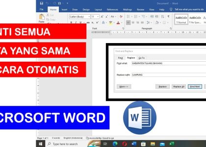 5 Trik Rahasia Cara Mengubah Kata Secara Keseluruhan di Word Tanpa Ribet