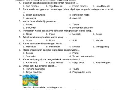 5 Trik Rahasia Membuat Soal Seni Budaya Kelas 2 SD yang Wajib Diketahui Guru di Tahun 2026