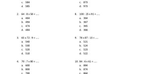 Soal Matematika Kelas 4 Perkalian Dan Pembagian Dalchaebi