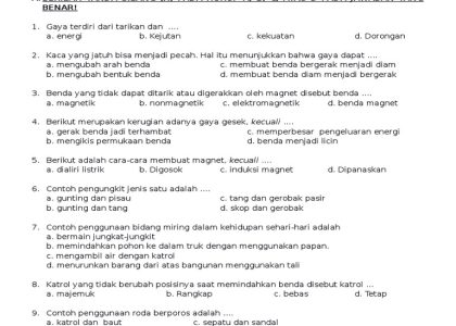 7 Contoh Soal IPA Kelas 8 Semester 2 Paling Sering Muncul di Ujian 2026