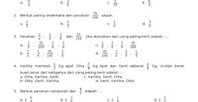 Menguasai Perbandingan Kumpulan Soal Matematika Kelas 6 Semester 2