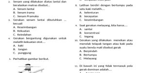 Soal PJOK Kelas II Semester II 2023 PDF
