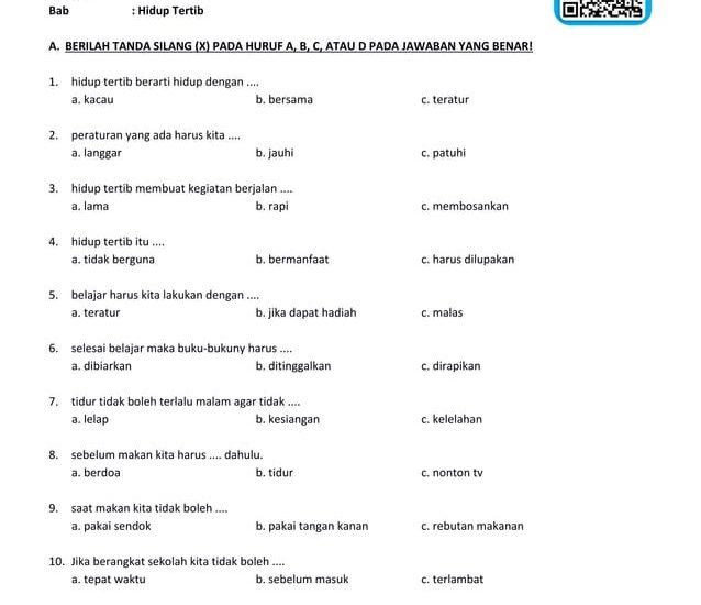 Wajib Tahu 5 Fakta Mengejutkan dari Soal Ulangan PKN Kelas 1 Semester 2 Tahun 2026