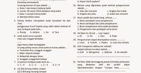 Soal Uts Bahasa Indonesia Kelas 4 Dalchaebi