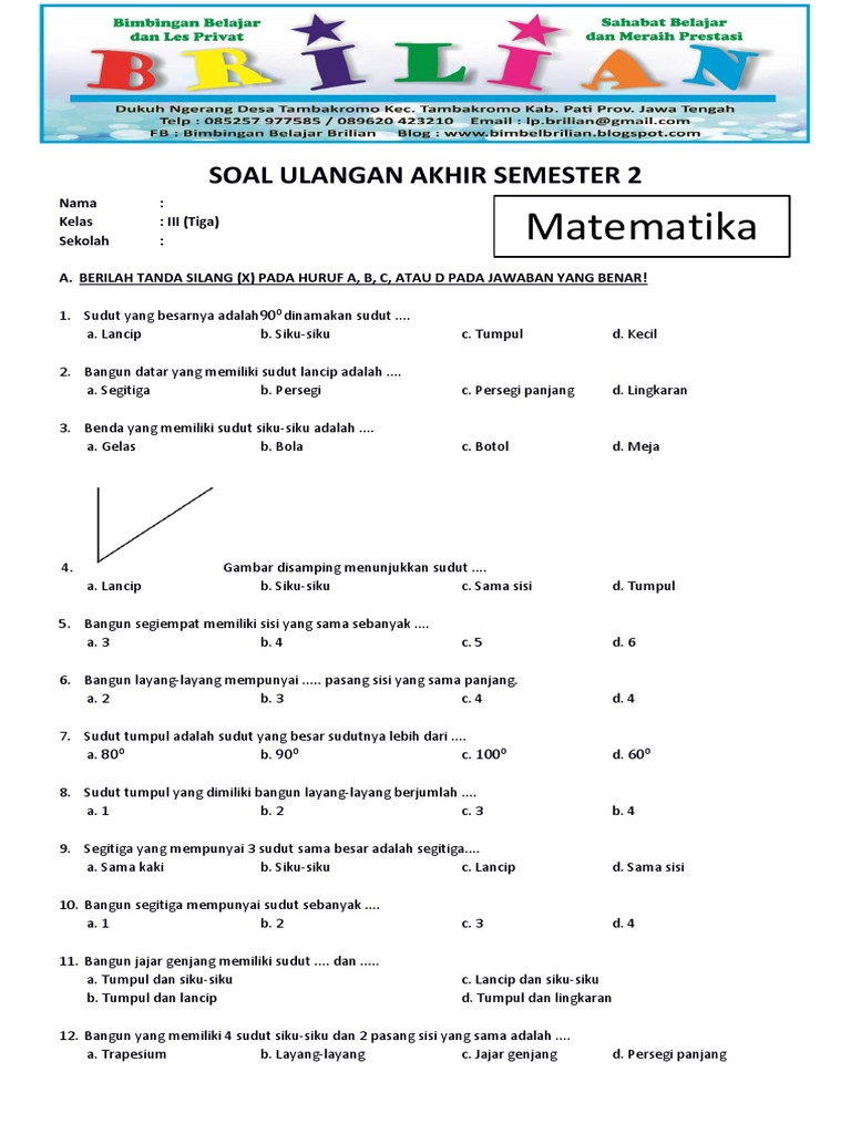 7 Cara Ampuh Menguasai Latihan Soal UAS Kelas 3 Semester 2 Edisi Revisi Sebelum Ujian