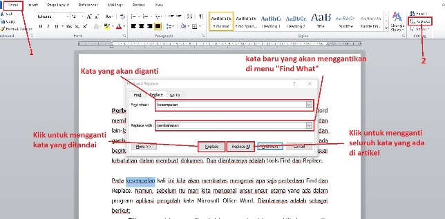 Cara Mengganti Kata Di Word Dalchaebi Cara Mengganti Kata Di Word Dalchaebi