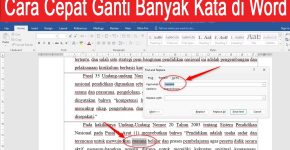 Cara Mengganti Kata Di Word Dalchaebi