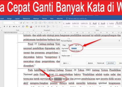 Cara Mengubah Kata atau Kalimat pada MS Word Secara Otomatis: 7 Trik Ternyata Selama Ini Salah