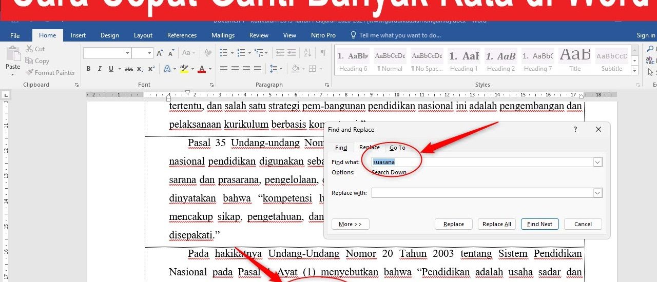 Cara Mengubah Kata atau Tanda pada MS Word Sekaligus: Ternyata Semudah Ini, Wajib Tahu Sebelum Terlambat