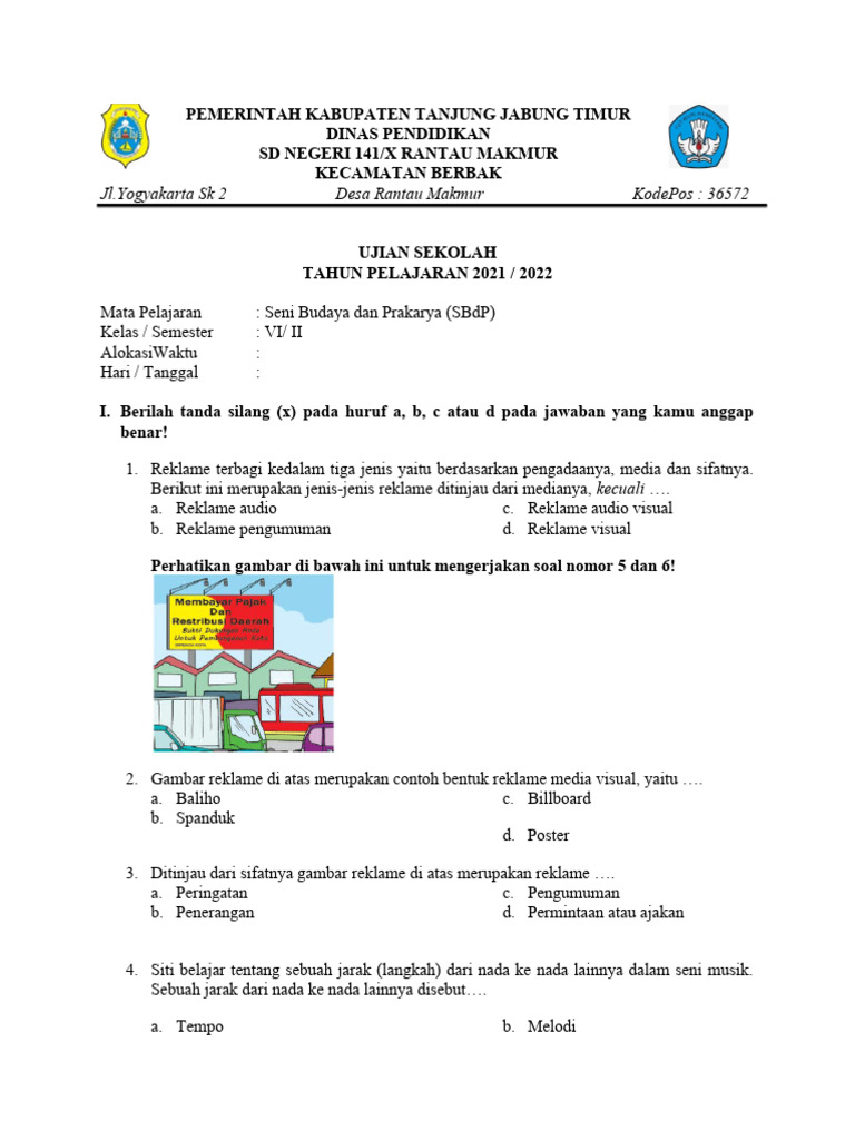 Ternyata Ini Dia Contoh Soal Tematik Kelas 6 Semester 2 BSE yang Bikin Nilai Ujian Naik Drastis
