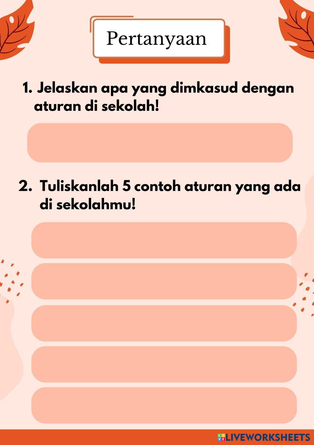 LKPD PKN KELAS 3 BAB 2 AKU PATUH ATURAN Pk4 classroom Ppp lesson