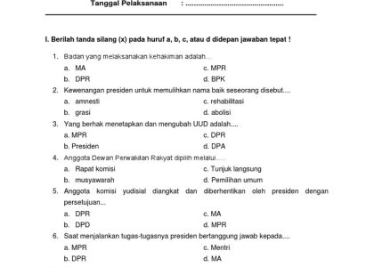 Ternyata Ini Kisi Kisi Soal PKN Kelas 4 Semester 2 Tahun 2015 yang Wajib Dikuasai Siswa Sebelum Ulangan Akhir