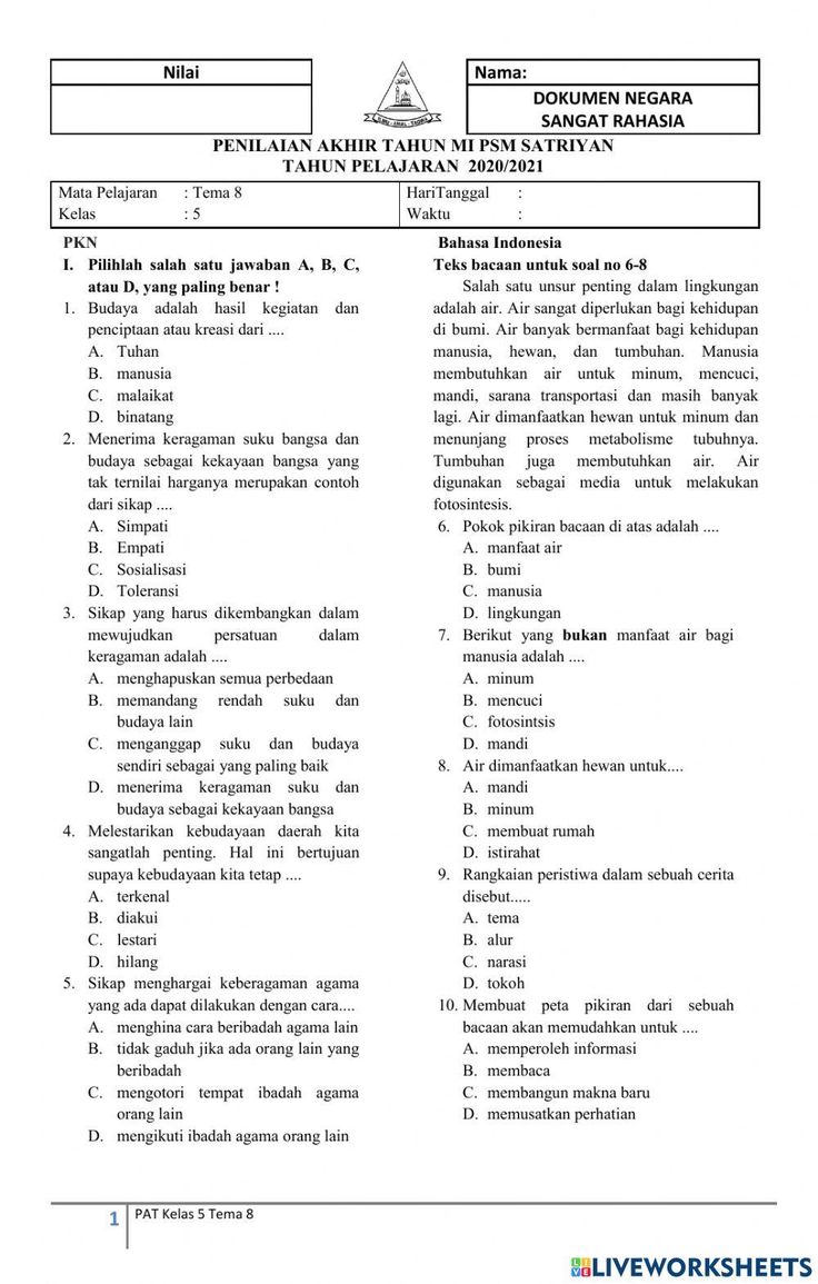 Wajib Tahu Rahasia Menjawab soal soal kelas 5 tema 3 Agar Nilai Ujian Langsung Melejit